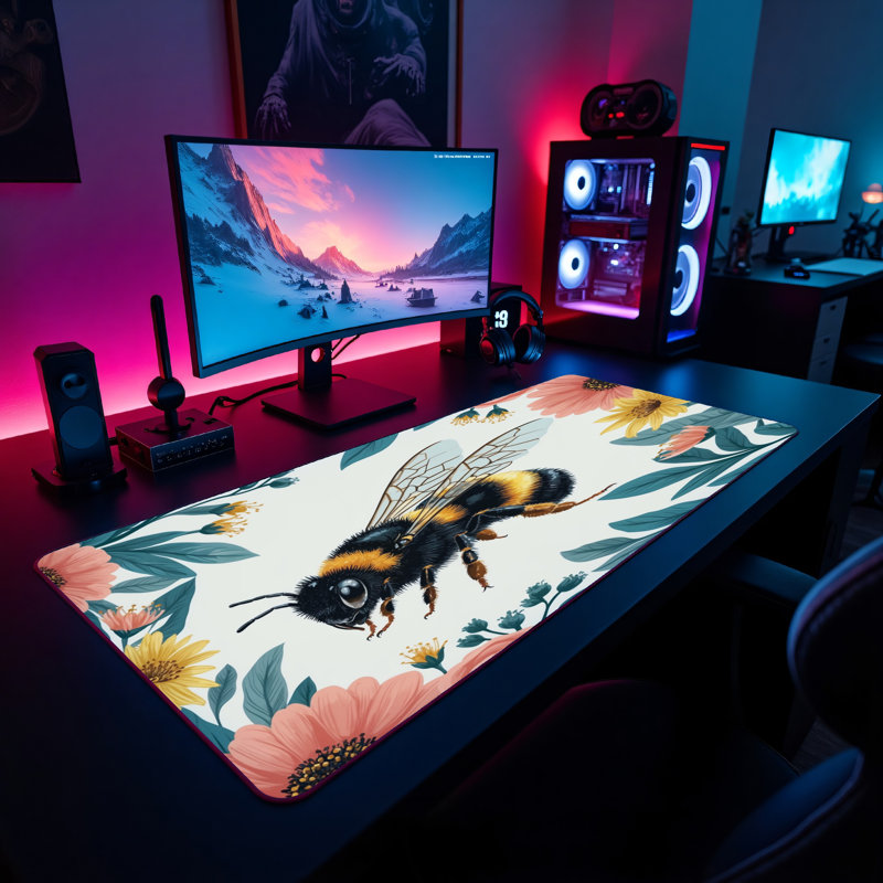 Polyester Desk Pad, 31.5x15.5