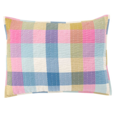 Charlette Plaid Cotton Sham Set