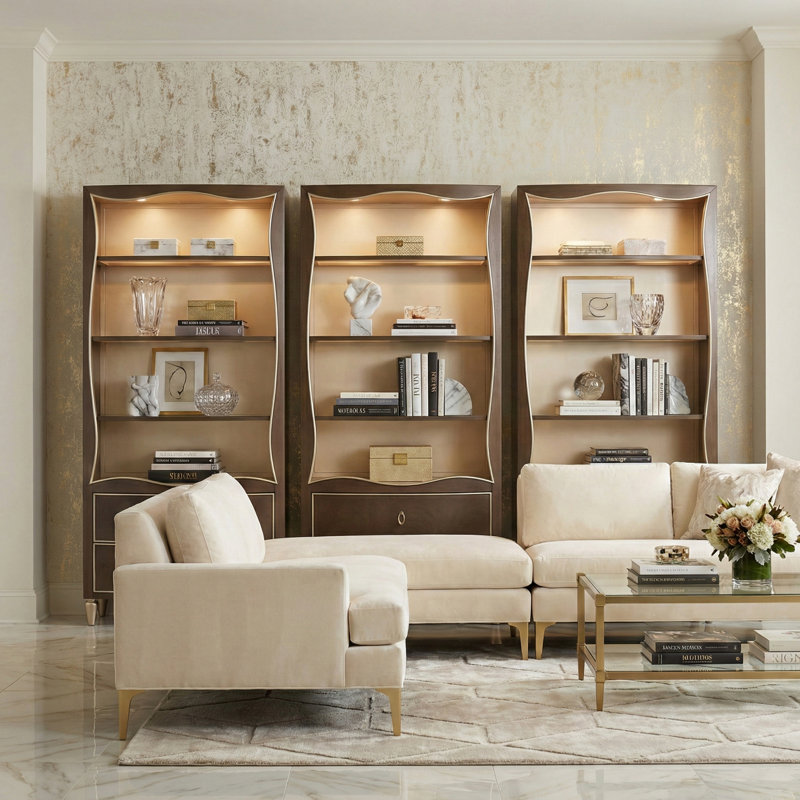 Villa Cherie Bookcase, Hazelnut