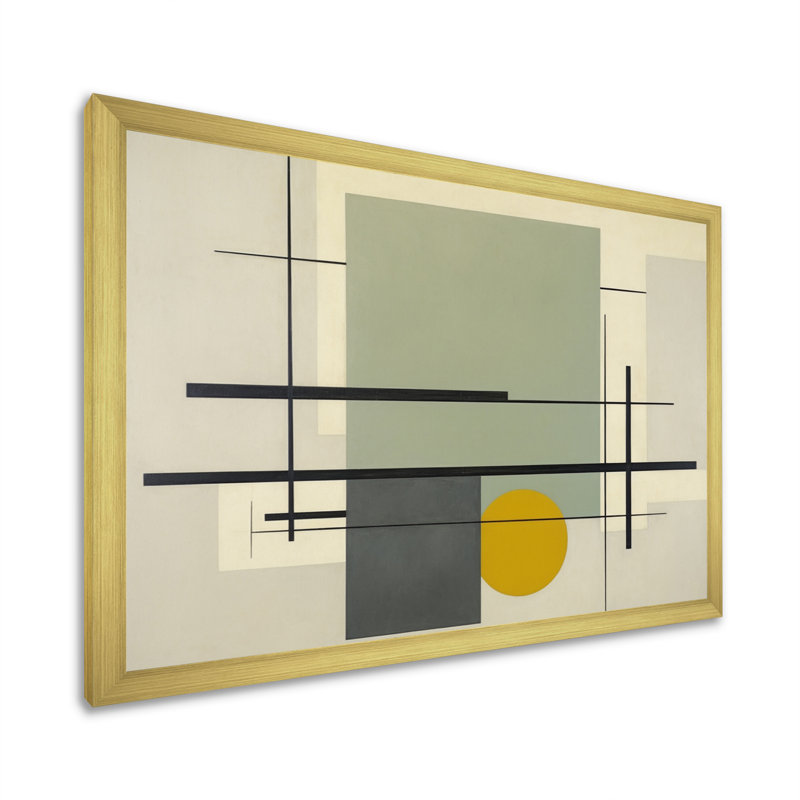 «Beige suprême», reproduction sur toile, H 24 po x l 32 po x P 1 po, Encadrement doré