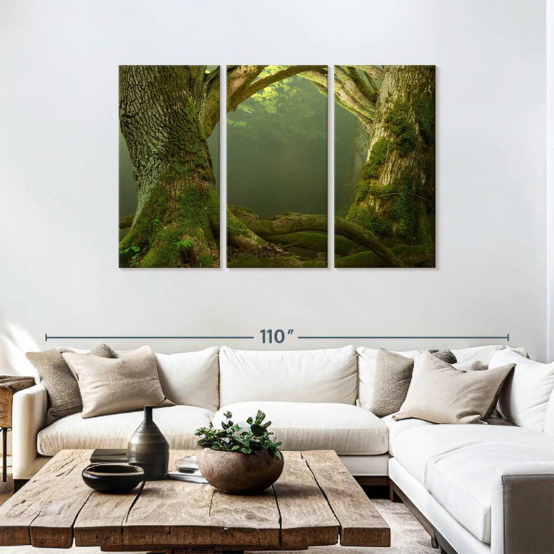 Harnek Mossy Trees, 48" H x 74" W