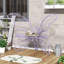  Chaise de patio extérieure en métal en forme de papillon, banc décoratif de jardin creux en fer pour balcon de porche de jardin, plusieurs options de couleurs-513029684
