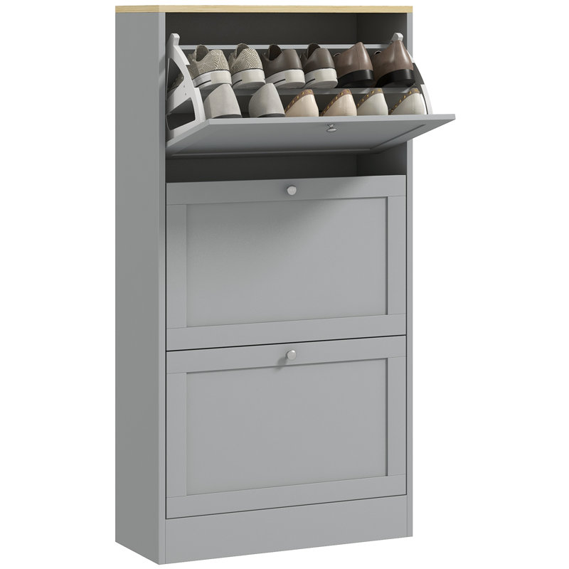 18 Pair Shoe Storage Cabinet