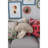 Wool Tufted Mushroom Shaped Pillow With Cotton Back