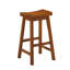 Ensemble de 2 tabourets de salle à manger décontractés en bois massif-1885678289