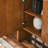 Walnut-colored Sideboard, Buffet Cabinet with Storage, Rustic Storage Cabinet