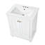 Meuble-lavabo moderne de 24 po de conception simple et élégante avec rangement à fermeture en douceur, tablette réglable, meuble-lavabo avec lavabo en céramique-1370852889