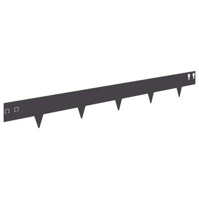 100 cm W Steel Lawn Edging Fencing