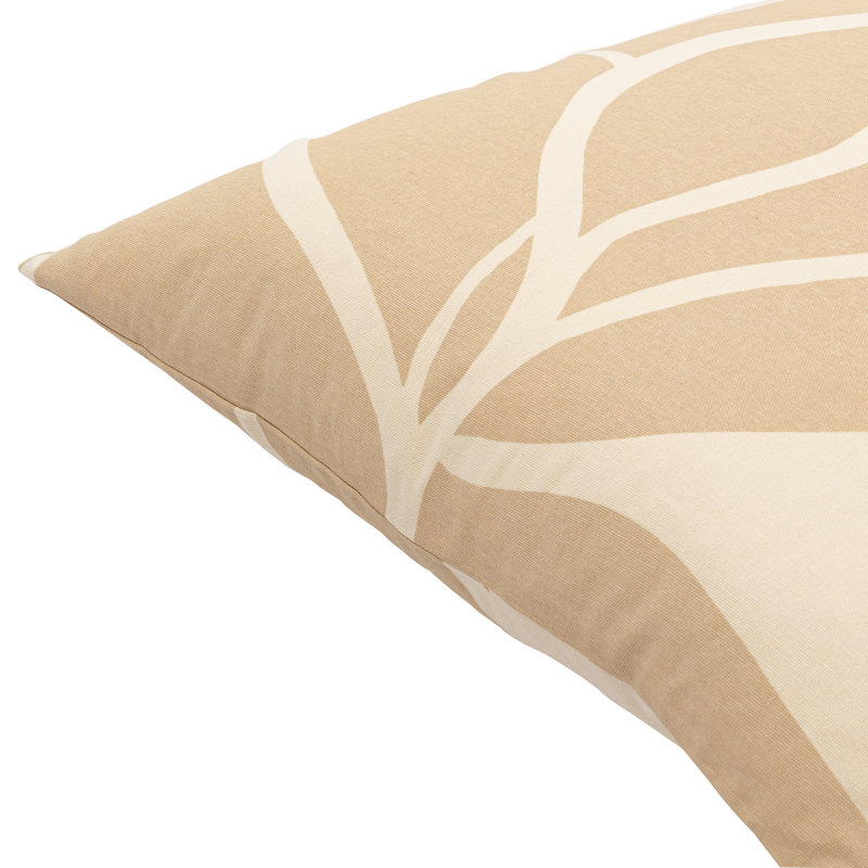 Coussin Natur C, 20 po x 20 po, Brun clair / beige