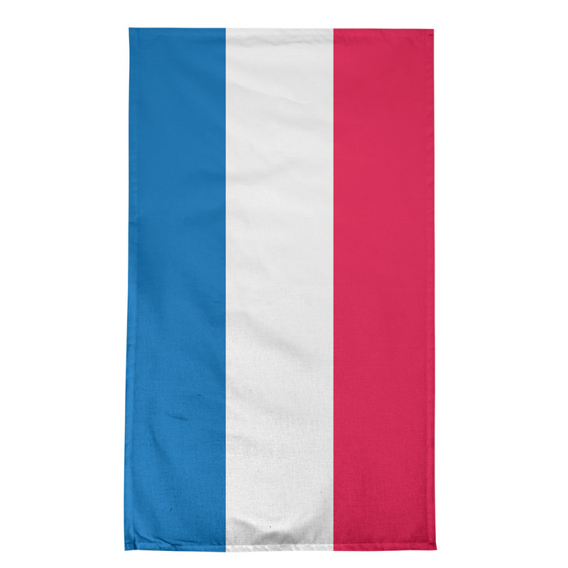 Tea Towel Kitchen Towel, Blue/White/Red, Cotton