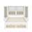 Multi-Functional Rattan Twin Size Bed With Storage Lockers And Drawer-277460775