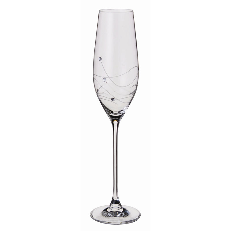 Dartington Crystal Glitz 210ml Champagne Flute