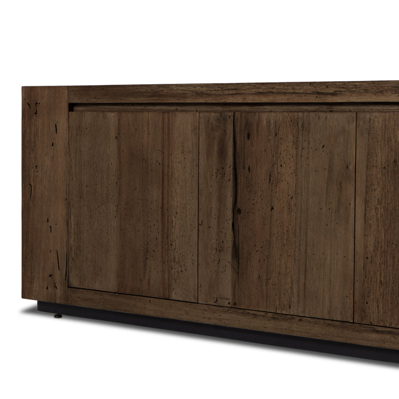 Abaso Media Console Table, Brown