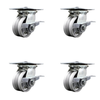 Roulettes semi-acier