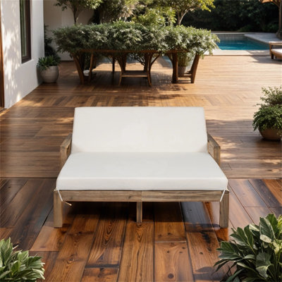 Chaise longue d'extérieur Jamone - ensemble de 2