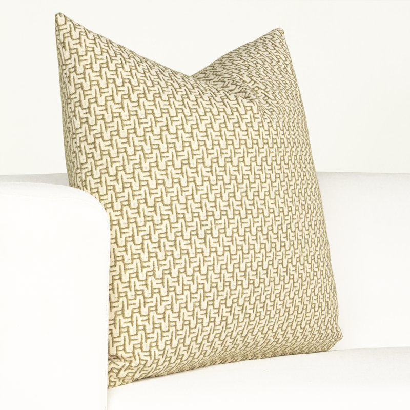 Cascade Accent Pillow, Square 18", Green, Polyester