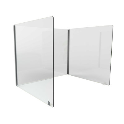 Freestanding Desktop Divider Clear