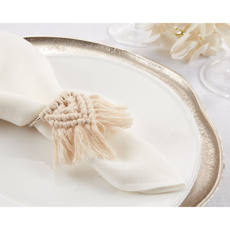 Rond de serviette, Beige