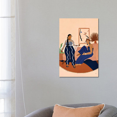Girls Night 1 Piece Wrapped Canvas Wall Art