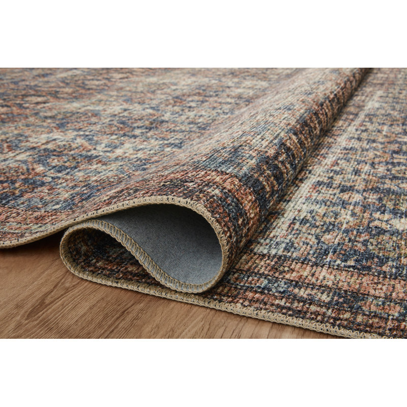 Amber Lewis x Loloi Billie Ocean / Brick Area Rug, Rectangle 2'3" x 3'9"
