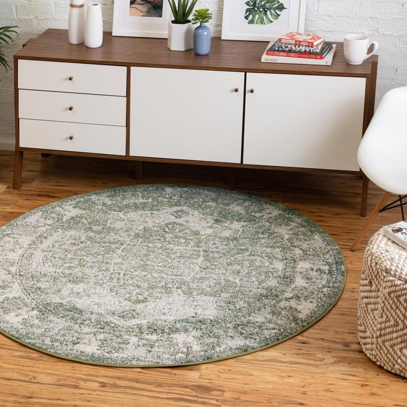 Alresford Oriental Indoor Rug, Round 5'1"