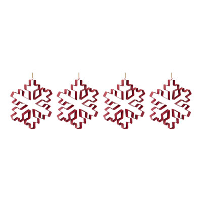 10.5'' Metal Holiday Shaped Ornament