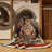 Machine Washable Art Deco Brown Area Rug-442964840