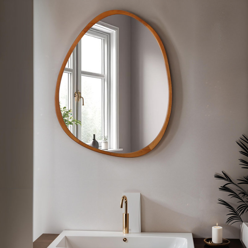 Solid Wood Free Form Mirror