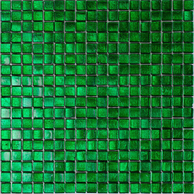 Skosh 0.6" x 0.6" Glass Grid Mosaic Wall & Floor Tile 
