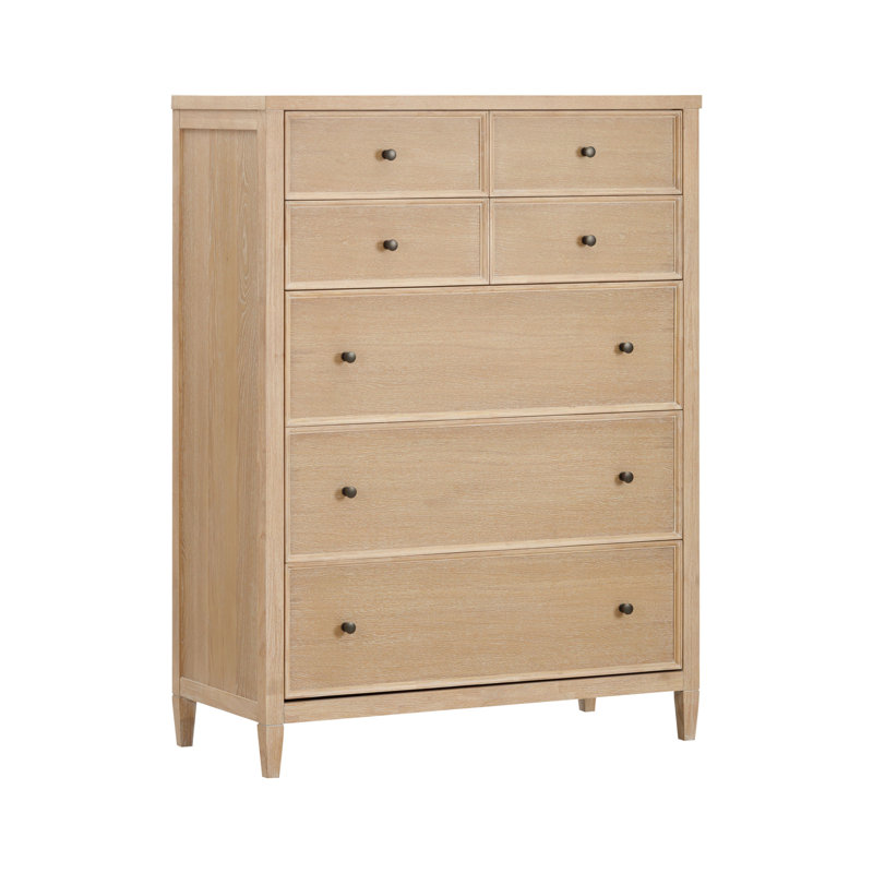 Beecher Whitewashed Oak Wood Chest