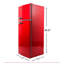 Frigidaire 7,5 pi³ Pi. Réfrigérateur-congélateur rétro, appartement-98742337