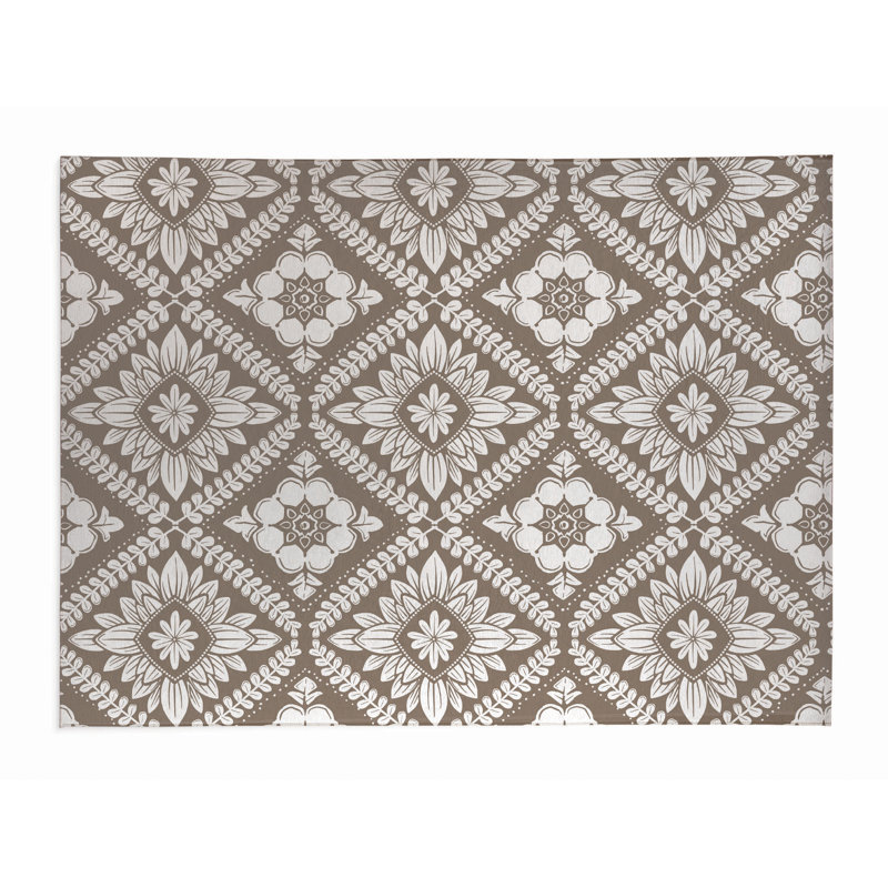 Tapis de bureau Talia, L 60 po x P 84 po, Brun