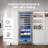 Yeego Dual Zone 23.4" 40 Bottles and 112 Cans Wine and Beverage Refrigerator Freestanding/Build-in Cooler-120877732
