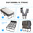 Folding Bed with 5" Memory Foam, Dustproof Bag & Baffle