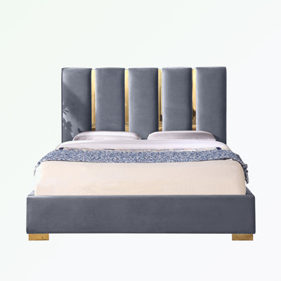 Hana Upholstered Bed -  Everly Quinn, 968CAC7FBBB1443D9B2B63A39CB16DDE