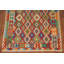Tapis réversible en laine Kilim 7 x 7