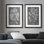 « tapis de feuillage v » par antonyme bunjamin (abe)-ensemble de 2 reproductions de photos sur toile