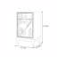 Armoire de rangement artistique peinte