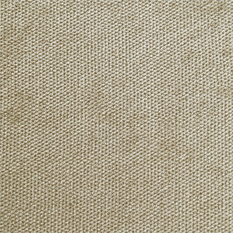 Ensemble de 2 chaises d'appoint en microfibre beige chaud avec cadre en bois massif pour salle à manger, style contemporain