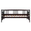 Lit de jour moderne en bois massif, multifonctionnel, taille simple, espresso-203281231