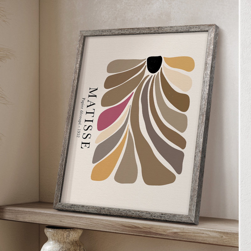 Matisse CCL Framed Print Framed Print - Solid Wood, H 11 po x l 9 po