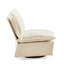 Chaise en chenille pivotante à 360 degrés avec revêtement en tissu doux rembourré de mousse pour un confort maximal-80125002