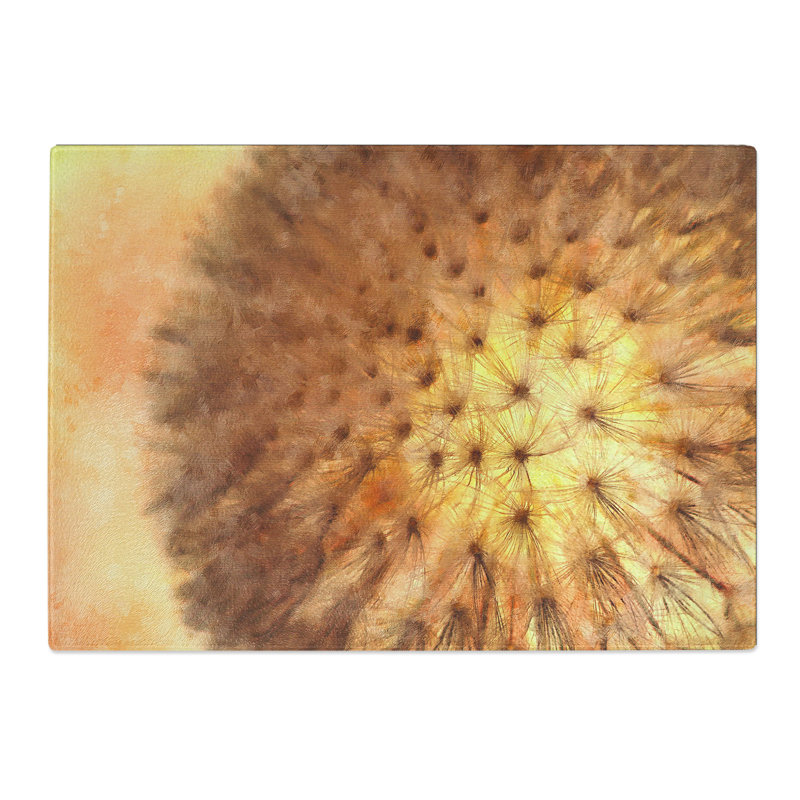 Dandelion Seeds Vol.3 Painting Chopping Board, 20cm W x 28.5cm L