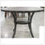 Ensemble de salle à manger moderne et classique en bois naturel Table de salle à manger ronde 4X Chaises d'appoint en tissu gris anthracite