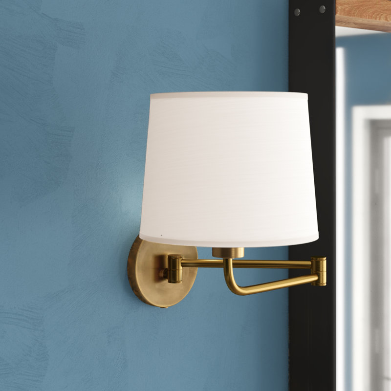 Koleman 1 - Light Swing Arm, Aged Natural Brass