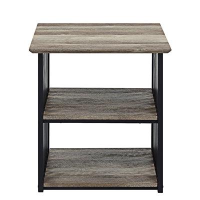 Nightstand With Open Shelf