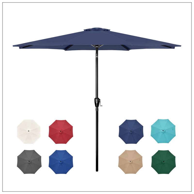 Parasol de patio pour l'extérieur, Bleu très foncé