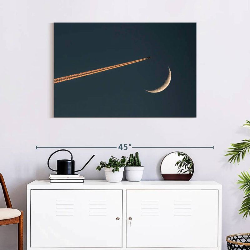 Oberle Nighttime Plane Flight, 24" H x 36" W