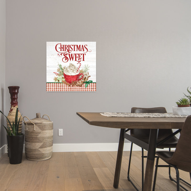 «Christmas Is Sweet», art naturel contemporain, H 24 po x l 24 po
