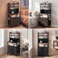43cm W Metal Bedside Table